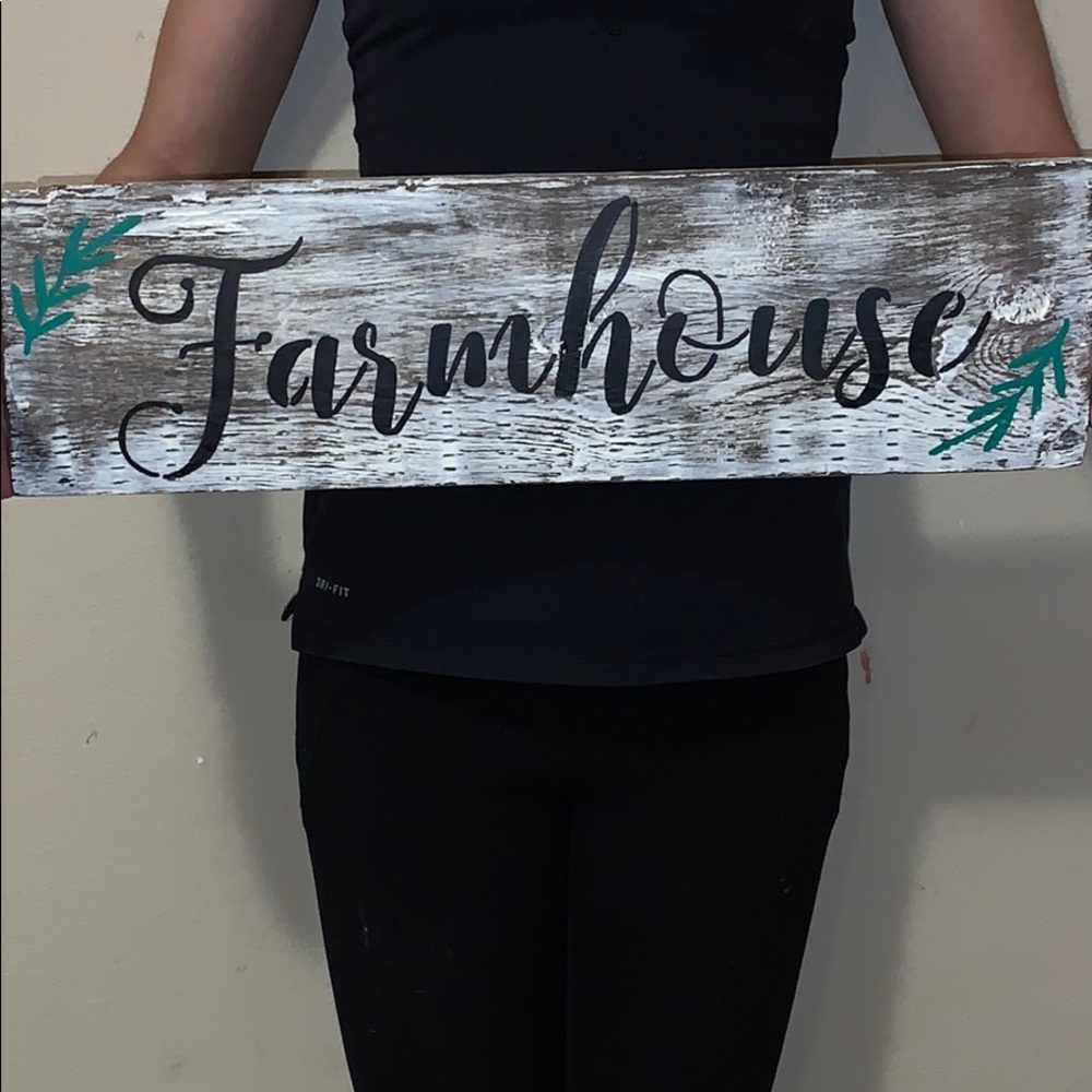 Handmade Farmhouse Sign